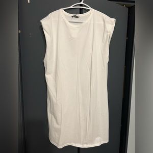 White shirt dress new without tags never worn size size 12 shein